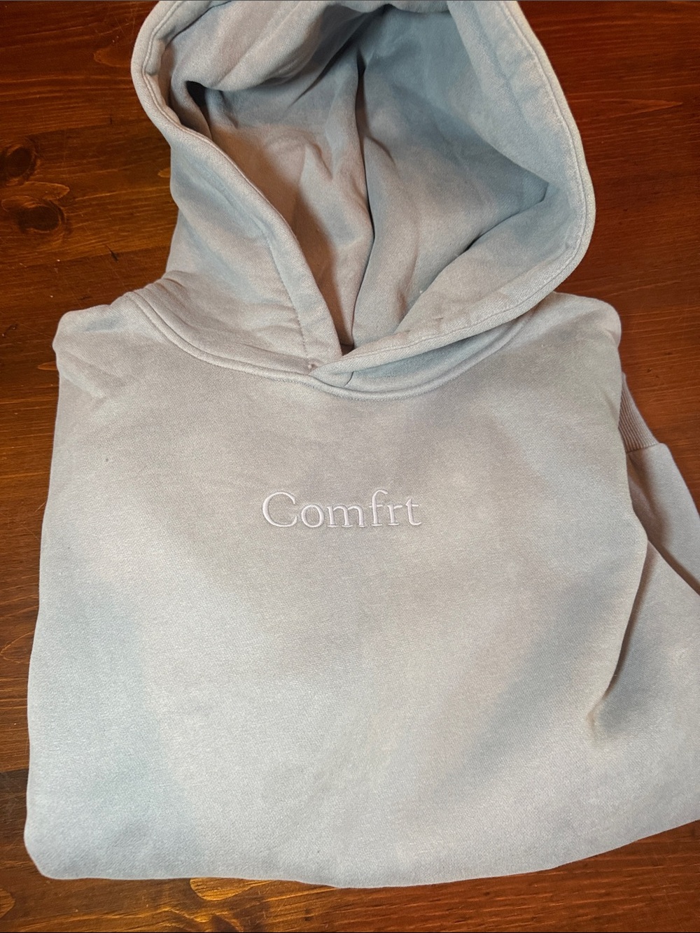 Comfrt Women’s Light Blue Hoodie Sweatpants Set - Picture 4 of 4